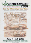 Programme cover of Virginia International Raceway, 10/06/2001