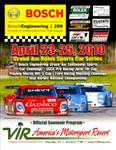 Programme cover of Virginia International Raceway, 25/04/2010