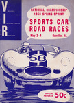 Programme cover of Virginia International Raceway, 04/05/1958