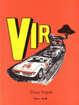 Programme cover of Virginia International Raceway, 18/04/1971