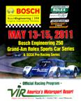 Programme cover of Virginia International Raceway, 15/05/2011