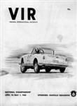 Programme cover of Virginia International Raceway, 01/05/1960