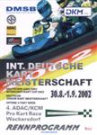 Programme cover of Wackersdorf, 01/09/2002