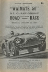 Programme cover of Waimate Street Circuit, 31/01/1959
