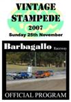 Programme cover of Barbagallo Raceway, 25/11/2007