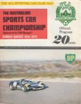 Programme cover of Barbagallo Raceway, 16/08/1970