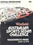Programme cover of Barbagallo Raceway, 08/06/1975