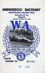 Programme cover of Barbagallo Raceway, 11/03/1979