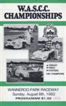 Programme cover of Barbagallo Raceway, 08/08/1982