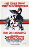 Programme cover of Barbagallo Raceway, 05/09/1982