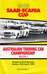 Programme cover of Barbagallo Raceway, 24/04/1983