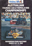 Programme cover of Barbagallo Raceway, 31/03/1985