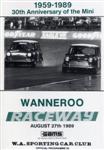Programme cover of Barbagallo Raceway, 27/08/1989
