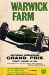 Programme cover of Warwick Farm, 10/02/1963