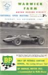 Programme cover of Warwick Farm, 05/11/1961