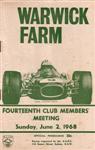 Programme cover of Warwick Farm, 02/06/1968