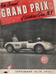 Programme cover of Watkins Glen Public Road Circuit, 19/09/1953