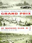 Programme cover of Watkins Glen International, 15/09/1956