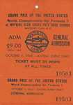 Ticket for Watkins Glen International, 06/10/1968