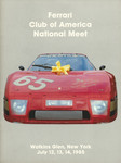 Programme cover of Watkins Glen International, 14/07/1985