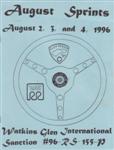 Programme cover of Watkins Glen International, 04/08/1996