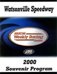 Programme cover of Watsonville Speedway, 2000