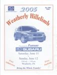 Programme cover of Weatherly Hill Climb, 12/06/2005
