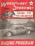 Programme cover of Weedsport Speedway, 26/05/1974