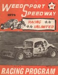 Programme cover of Weedsport Speedway, 16/06/1974