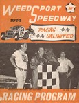 Programme cover of Weedsport Speedway, 14/07/1974
