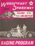 Programme cover of Weedsport Speedway, 01/09/1974