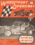 Programme cover of Weedsport Speedway, 01/06/1975