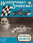 Programme cover of Weedsport Speedway, 08/06/1975