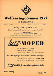 Programme cover of Braunschweig Welfenring, 30/08/1953