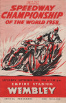 Programme cover of Wembley Stadium, 20/09/1958