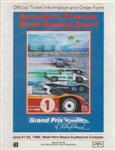 Flyer of Palm Beach Street Circuit, 22/06/1986
