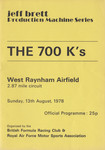 Programme cover of West Raynham Airfield, 13/08/1978