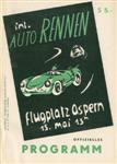 Programme cover of Wien-Aspern, 15/05/1958