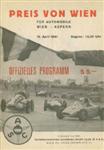 Programme cover of Wien-Aspern, 16/04/1961