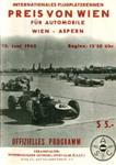 Programme cover of Wien-Aspern, 13/06/1963