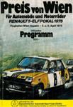 Programme cover of Wien-Aspern, 06/04/1975
