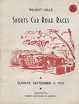 Programme cover of Wilmot Hills, 13/09/1953