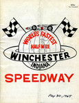 Programme cover of Winchester Speedway, 30/05/1965