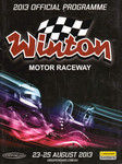 Programme cover of Winton Motor Raceway, 25/08/2013
