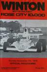 Programme cover of Winton Motor Raceway, 07/11/1976