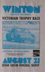 Programme cover of Winton Motor Raceway, 21/08/1977
