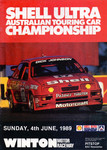 Programme cover of Winton Motor Raceway, 04/06/1989