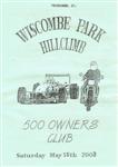 Programme cover of Wiscombe Park Hill Climb, 10/05/2003