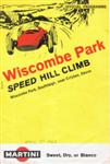 Programme cover of Wiscombe Park Hill Climb, 07/04/1963