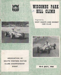 Programme cover of Wiscombe Park Hill Climb, 11/07/1965